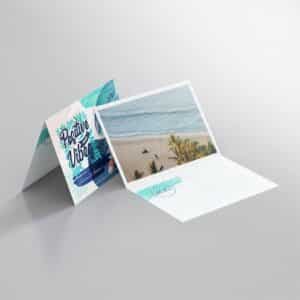 Labels House Folded Postcards